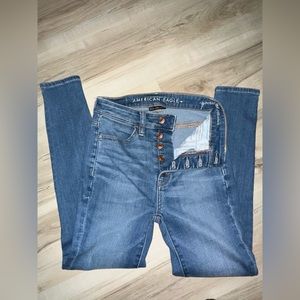 American Eagle Hi Rise Skinny Jeans